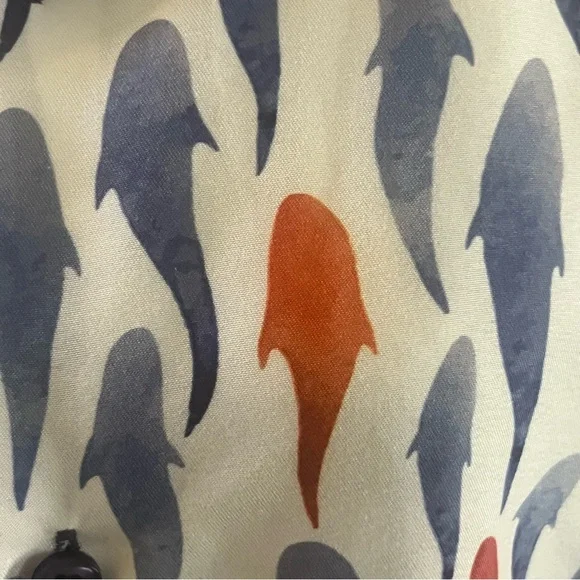 SUSLO COUTURE Slim Fit Shark Print Men’s Shirt 4XL - Picture 2 of 6